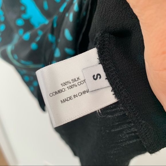 Proenza Schouler Silk Beetle Print Top - Picture 6 of 6